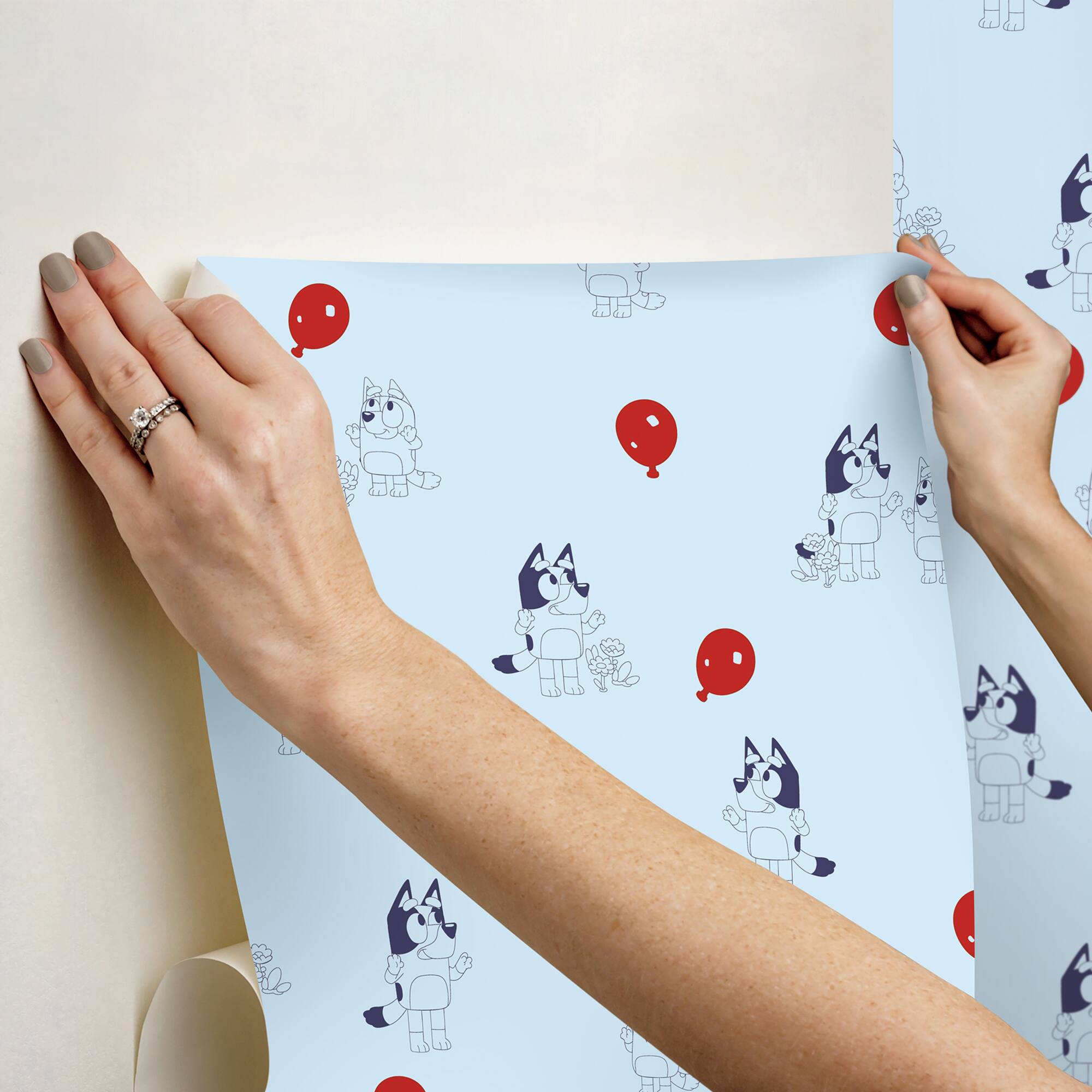 RoomMates Bluey Keepy Uppy Peel & Stick Wallpaper